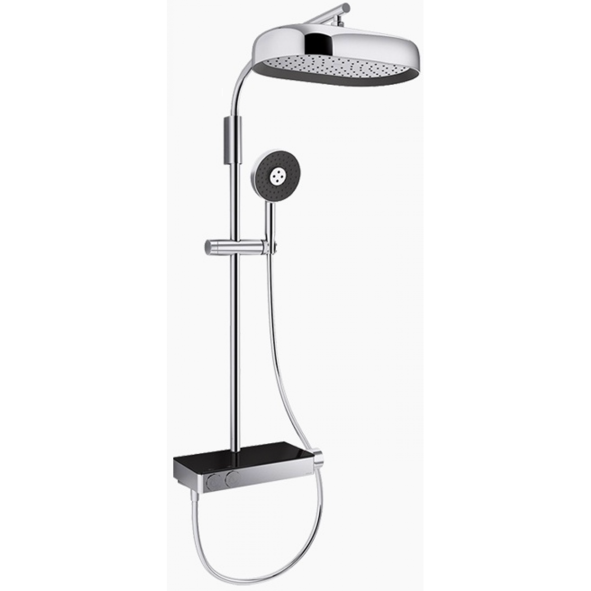 Kohler K-26331T-9-CP ANTHEM 恆溫兩路淋浴柱 拋光鍍鉻 9吋親氧花灑